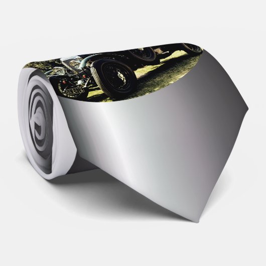 Classic Old Time Car Stropdas (Opgerold)