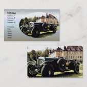 Classic Old Time Car Visitekaartje (Voorkant / Achterkant)