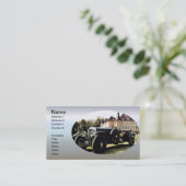 Classic Old Time Car Visitekaartje (Staand voorkant)