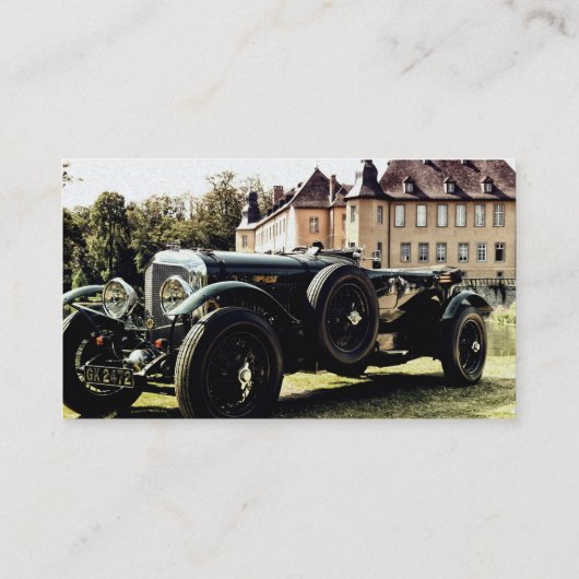 Classic Old Time Car Visitekaartje (Achterkant)
