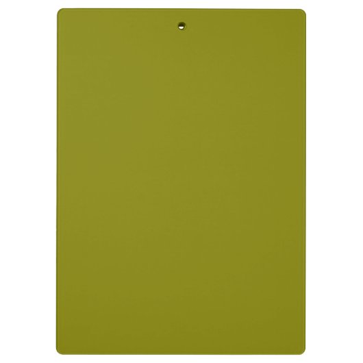 Classic Olijfgroen Klembord (Achterkant)