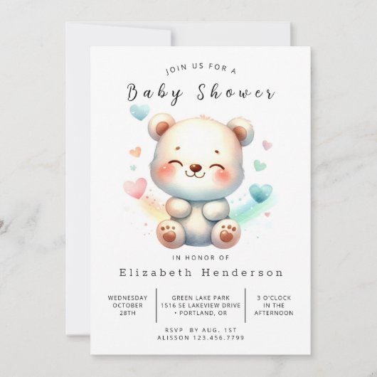 Classic Online Beer Baby shower Kaart (Voorkant)