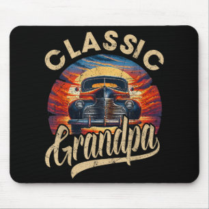 Classic Opa Funny Gezegde Car Lover Mannen Papa Pa Muismat