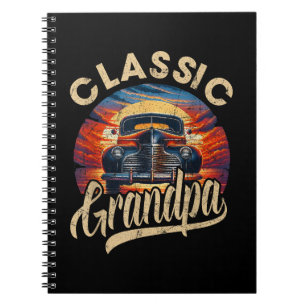 Classic Opa Funny Gezegde Car Lover Mannen Papa Pa Notitieboek