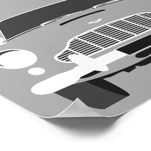 Classic Original DB5 sports car Poster (Hoek)