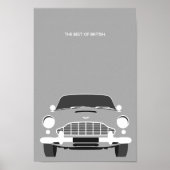 Classic Original DB5 sports car Poster (Voorkant)