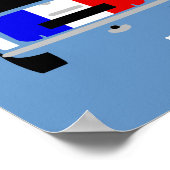 Classic Original Mini Cooper minimalist art Poster (Hoek)