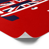 Classic Original Mini Cooper minimalistische kunst Poster (Hoek)