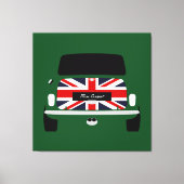 Classic originele Union Jack Austin Mini Cooper Canvas Afdruk (Voorkant)