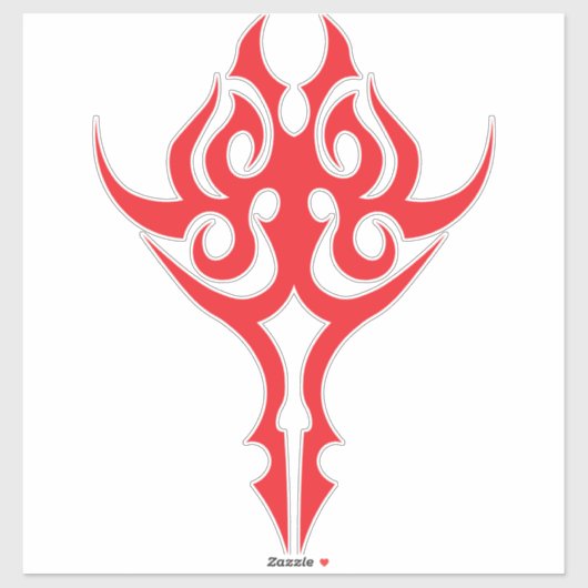 Classic Ornamental Floral Border Elegant Design Sticker (Vel)