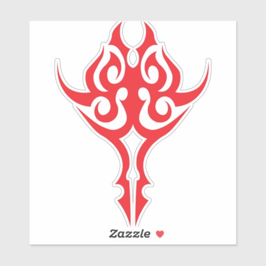 Classic Ornamental Floral Border Elegant Design Sticker (Vel)