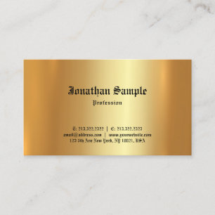 Classic Oud Engels Lettertype Elegant Sjabloon Gol Visitekaartje