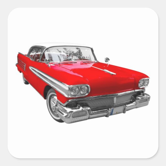 Classic oude auto Sticker set (Voorkant)