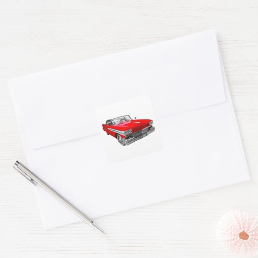 Classic oude auto Sticker set (Envelop)