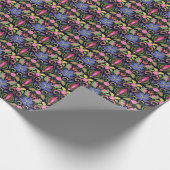 Classic Pansy:  bloemetjesbehang Cadeaupapier (Hoek)