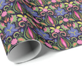 Classic Pansy:  bloemetjesbehang Cadeaupapier (Rol Hoek)