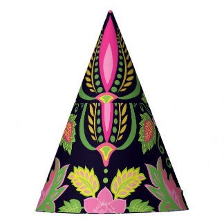 Classic Pansy: bloemetjesbehang Feesthoedjes