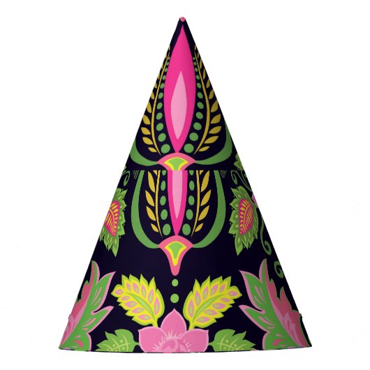 Classic Pansy:  bloemetjesbehang Feesthoedjes (Voorkant)