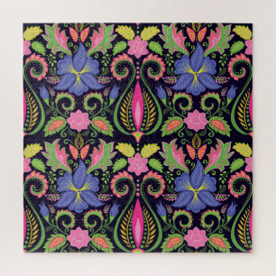 Classic Pansy: bloemetjesbehang Legpuzzel