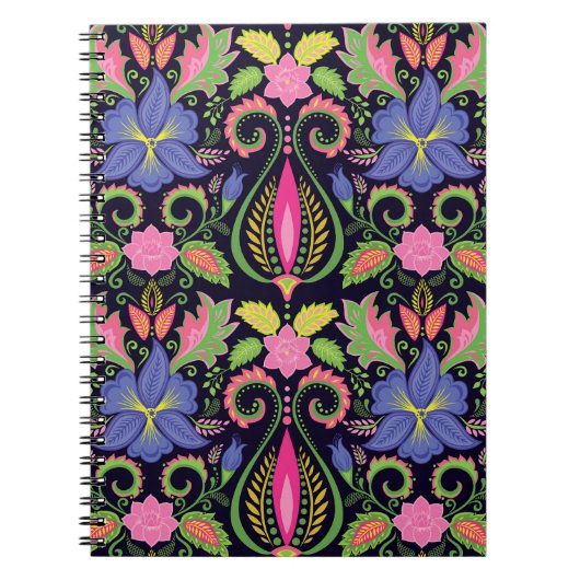 Classic Pansy: bloemetjesbehang Notitieboek (Voorkant)