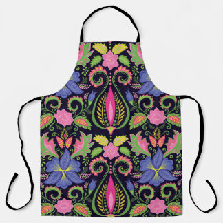 Classic Pansy: bloemetjesbehang Schort