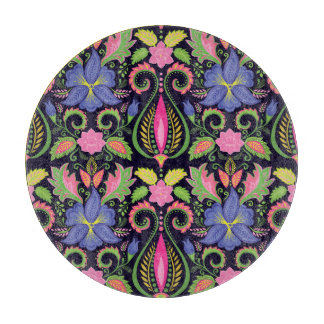 Classic Pansy:  bloemetjesbehang Snijplank