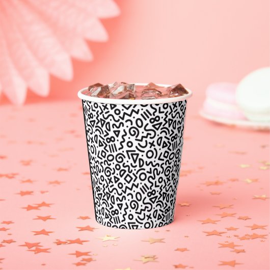 "Classic Party-Time" Paper Cups  Papieren Bekers (Insitu)