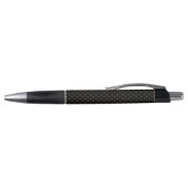 Classic Pattern Custom Monogram Initiaal Gold Blac Pen (Bovenkant)