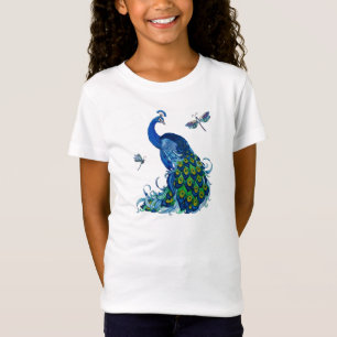 Classic Peacock and Dragonfly Design Tanktop