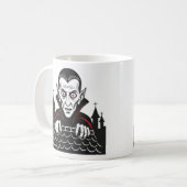 Classic Peeking Vampire Mug Koffiemok (Voorkant links)