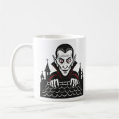 Classic Peeking Vampire Mug  Koffiemok (Links)