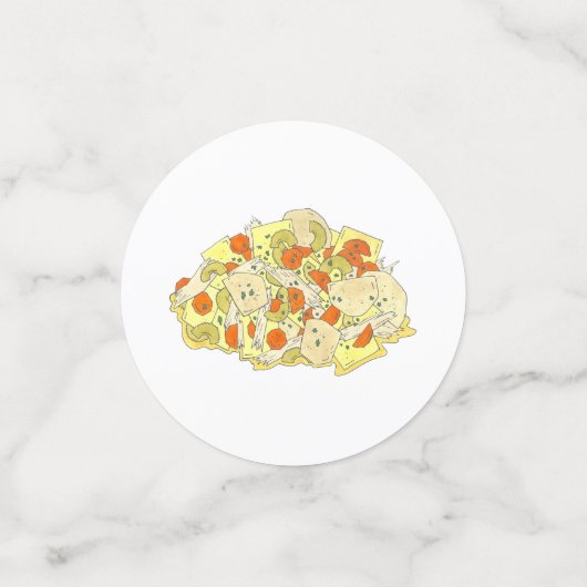 Classic Pennsylvania PA Dutch Amish Food Dishes Confetti (Kleine voorkant)