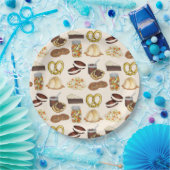 Classic Pennsylvania PA Dutch Amish Food Dishes Papieren Bordje (Feest)