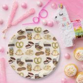 Classic Pennsylvania PA Dutch Amish Food Dishes Papieren Bordje (Feest)