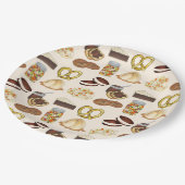 Classic Pennsylvania PA Dutch Amish Food Dishes Papieren Bordje (Gekanteld)