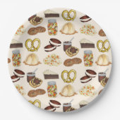 Classic Pennsylvania PA Dutch Amish Food Dishes Papieren Bordje (Voorkant)