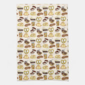 Classic Pennsylvania PA Dutch Amish Food Dishes Theedoek (Verticaal)