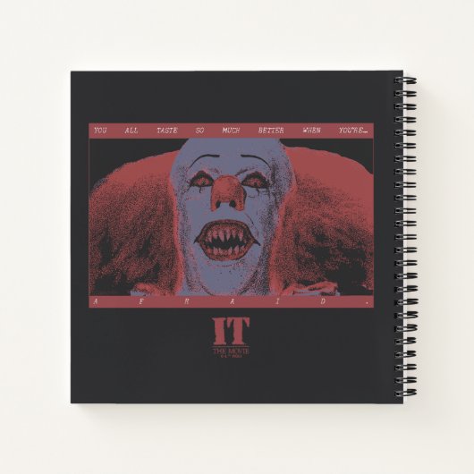 Classic Pennywise - Veel beter als je bang bent Notitieboek (Achterkant)