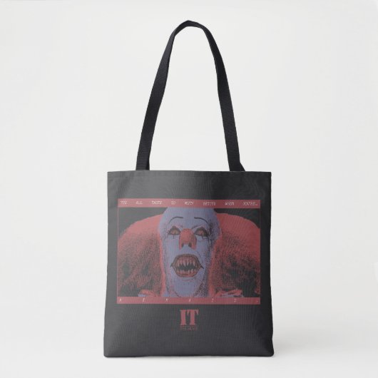 Classic Pennywise - Veel beter als je bang bent Tote Bag (Voorkant)