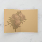 Classic Peonies 5x7 Bedankkaart (Binnen)