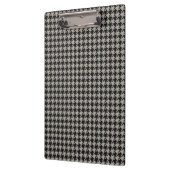 Classic Pepita Houndstooth Pattern Black Grey Klembord (Links)