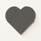 Classic Pepita Houndstooth Pattern Black Grey Notitieboek (Achterkant)