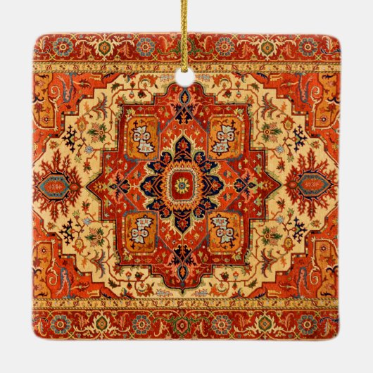 CLASSIC PERSIAN RUG KERAMISCH ORNAMENT (Achterkant)