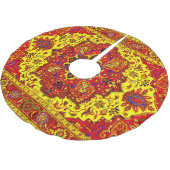 CLASSIC PERSIAN RUG - Rood en geel Kerstboom Rok (Gekanteld)