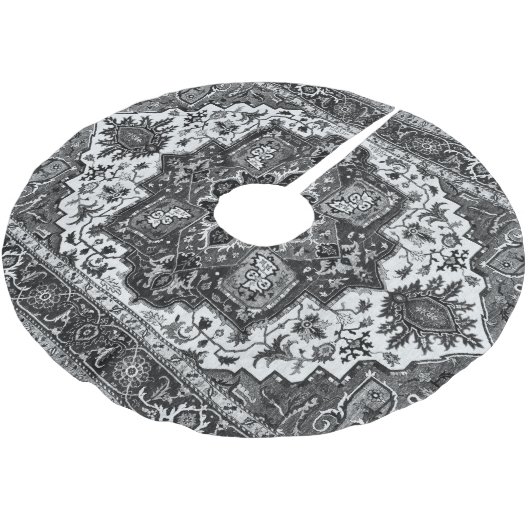 CLASSIC PERSIAN RUG - Zwart & Wit Kerstboom Rok (Gekanteld)