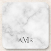 Classic Personalized Monogram Bier Onderzetter (Voorkant)