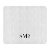 Classic Personalized Monogram Snijplank (Voorkant)