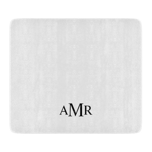 Classic Personalized Monogram Snijplank (Voorkant)