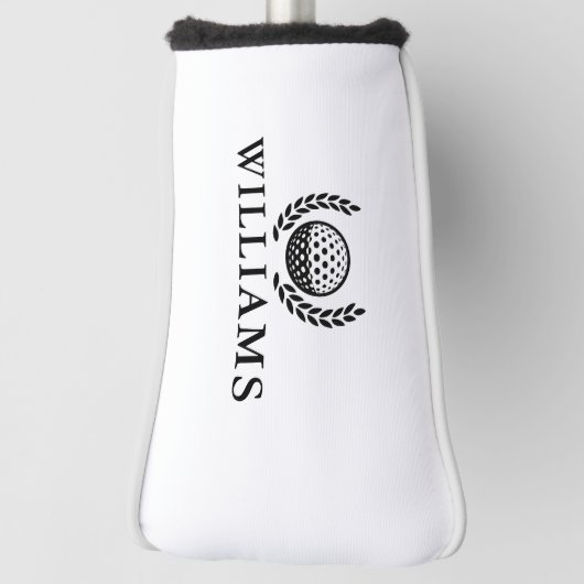 Classic Personalized Name Monogram Golfheadcover (Draai 90)