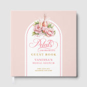Classic petals and prosecco bridal shower  gastenboek (Voorkant)